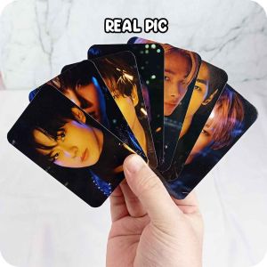 (ISI 7 PCS) Photocard ENHYPEN DIMENSION - Photo card Premium 2 Sisi Kartu Kpop Merch Unofficial Engene Manifesto