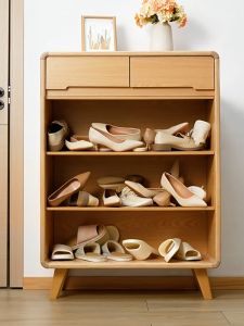 LODER ECOCO Adjustable Shoe Rack Organizer Double Layer Storage Holder Non Slip Stand Space Saver for Closet Cabinet