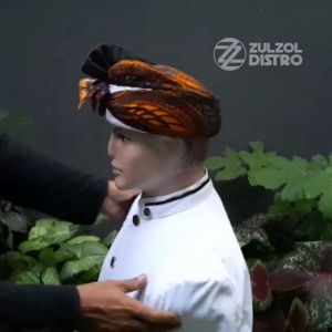 Udeng Bali Batik Permanen Siap Pakai Kualitas Premium Full Kain Tanpa Busa