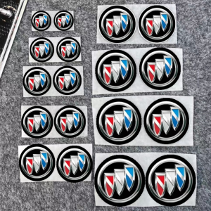 Miếng Dán Khóa Xe Buick Key Hubcap Logo Steering Wheel Car Brand Miếng Dán Cá Nhân Hóa Trang Trí Nội Thất Xe Hơi