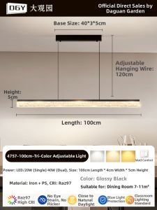 DGY | Minimalist Luxurious Long Strip Dining Light