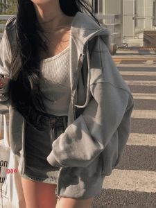 SHUQINGLAI | Áo Hoodie Dễ Thương Phong Cách Hàn Quốc Cho Phụ Nữ Mùa Thu Đông