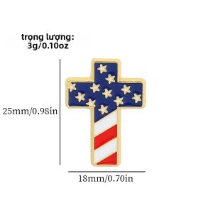 Bandai | Huy Hiệu Men Hình Quốc Kỳ Hoa Kỳ Tượng Lính Mỹ Tượng Nữ Thần Tự Do Quà Lưu Niệm Phù Hiệu Cài Áo Cho Túi Xách Và Quần Áo.
