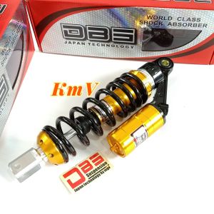 DBS - Shockbreaker / Shock Belakang Matic Tabung Atas Beat Matic Gazi 310MM Motor Beat Scoopy Vario Lexy Freego Nex Mio Fino Xeon - Black Gold