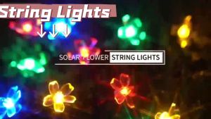 20/50/100LEDs Solar Flower Lights Outdoor Waterproof 8Modes Christmas Lights for Garden decoration