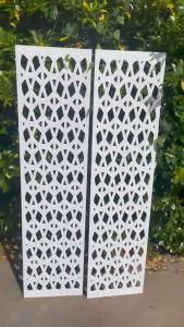 IRON_DESIGE : พลาสวูดลายฉลุ : " ฉากกั้น กั้นรั้ว กั้นห้อง กั้นระเบียง หุ้มอาคาร ลวดลาย ฉลุลาย แกะลาย สำหรับตกแต่งบ้าน ตกแต่งร้าน สินค้าพร้อมจัดส่ง