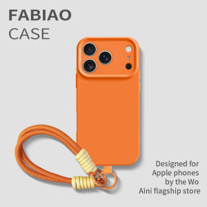 Fabio Recommended Full Cover Protection Phone Case for Apple 17Promax New iPhone 16Pro Business Luxury Style 15PM Solid Color 14PM Couple 12 Protective Cover 17Air