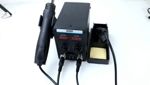8586D Trạm hàn BGA – Hai màn hình kỹ thuật số bút khí nóng nâng cấp hàn điện