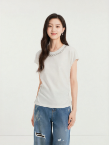 Koradior | Soft Breathing Lustrous Rayon Blend T-Shirt