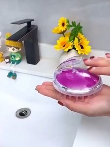 Lược gội đầu Massage bằng silicon tiện dụng - bàn chải gội đầu kích thích mọc tóc - Bàn chải dùng cho tóc sử dụng dầu gội dầu xả  cho tóc mềm mượt - Lược massage cầm tay