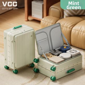 VCC | Durable Spacious Aluminum Luggage 24 Inch