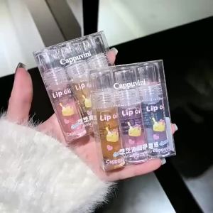 [COD] CAPPUVINI Lip Gloss / Lip Gloss Cermin Wajah Air / Lip Gloss Transparan / Lip Gloss Pelembab-💞Margot
