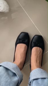 PRIMROSE  รองเท้าคัชชูส้นเตารีด สูง 1.5 นิ้ว  (หน้าปกติใส่ตรงไซส์ / เท้ากว้าง +1 ไซส์)