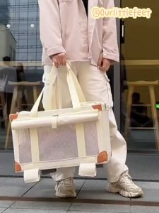 กระเป๋าแมวสะพายไหล่ / ลากระบายอากาศ