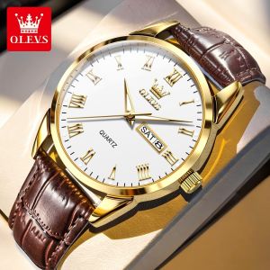 OLEVS | New Night Light Waterproof Dual Calendar Business Watch
