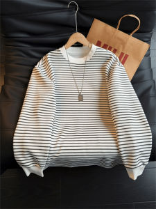 LIUBU | Vintage Striped Casual Sweatshirt