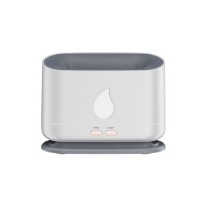 SENXUN | Portable Mini Flame Humidifier Silent USB Power High Mist Diffuser Night Light