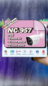 NEXTCAM NC-957 Mini Outdoor Wifi CCTV 5MP dengan Colorful Night Vision & Komunikasi Dua Arah
