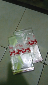 plastik Undangan / plastik lem /  Plastik seal / plastik blangko / plastik opp / 16x25 – 16.5x25 – 17x25 -18x25 – 19x25 – 20x25 iisi dalam kemasan 100 pcs