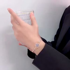 Gelang Titanium Aksesori Wanita Ala Korea Bermata Kristal