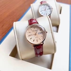 POEDAGAR JAM TANGAN WANITA ANTI AIR ORIGINAL Emas Mawar - Women Watch (Free BOX)/ROSE GOLD Jam Tangan Kulit Quartz Jam Tangan Waterproof 30M - Lazada