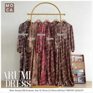 Dress Arumi LD 105 Moca: Pakaian Wanita Elegan Dengan Bahan Kualitas Tinggi