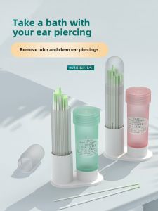480 Pieces! Ear Hole Cleaning String Female Odor Removal Special Anti-Blocking Ultra-Fine Ear Cleaning Appliance Pass Hanging Earrings Cleaning