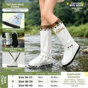 ZHENGYU | Waterproof Slip-Resistant Thickened Abrasion-Resistant Shoe Covers