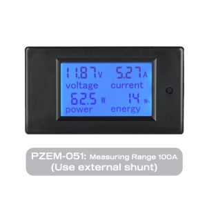 CG DC Multifunction Battery Monitor Meter 6.5-100V PZEM-031/051 0-200V PZEM-013/015 LCD Display Digital Meter Voltmeter Ammeter