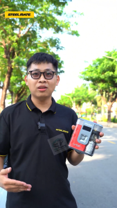 Bộ Kích Nổ Ô Tô Kiêm Bơm Lốp Đa Năng STEELMATE V12 Cao Cấp Kiêm Sạc Dự Phòng (hàng chính hãng)