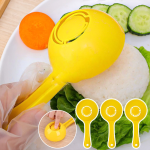 Rice Ball Mold Plastic Half Round Shaped Spoons Half Circle Rice Scooper Hemispherical Rice Spoon