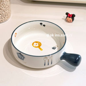 Childrens Ceramic Divided Plate Home Use Adult Weight Loss Three Grids Quantitative Diet Student Individual Meal Utensils
