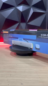 Loa Soundbar SoundMax SB-201 2.0 Trắng - Hàng Chính Hãng