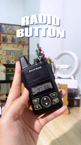 Baofeng T1 Mini Walkie Talkie 20CH UHF Two Way Radio Slim Portable Radio with FM VOX USB Charging