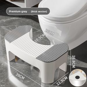 MEIZHUFU | Elevated Sturdy Home Toilet Step Stool