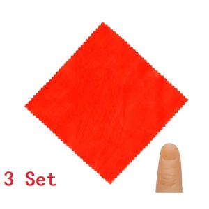 3PCS Novel Funny Magic Toys Party Prank Soft Thumb Tip Fake Finger  Magic Trick Close Up Vanish Appearing Finger Trick Props