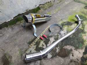 Knalpot Racing RCB Fulkrum Supra kharisma Blade Revo Kirana Jupiter Vega Force Axelo Astrea C70 Smash Shogun Kaze C70 (bebek all series)