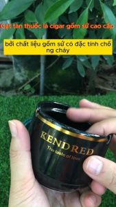 Gạt tàn thuốc lá cigar gốm sứ cao cấp sang trọng bền đẹp