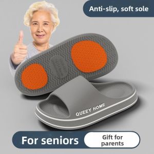 MONLEYTA | New Soft Bottom Indoor Slippers For Elderly Women Anti-Slip Comfortable Summer Open-Toe Sandals Breathable Foot Odor Control