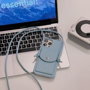CHUANGYIWEI | Crossbody Rope Card Wallet Phone Case