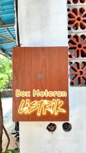 Lemari Box Meteran Listrik Uk. 30x10x40 cm– Rak Dinding Meteran Listrik- Kotak Listrik minimalis Aestetic