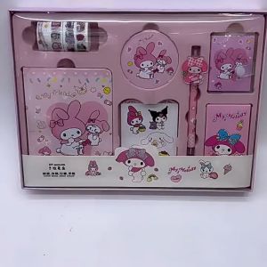 Sanrio kuromi new high-value hand account book set notebook gift box set student stationery gift