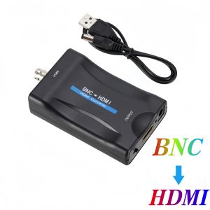 BNC to HDMI Converter Adapter HD Analog CCTV Camera Signal Convert Box for Security Camera to TV Monitor Projector 1080P