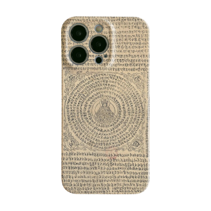 Buddhist Manjushri Dharmachakra Phone Case Artistic National Trend Style Compatible with iPhone 16 pro Max Apple 15 Xiaomi 14 Huawei P70 Nova Honor 200