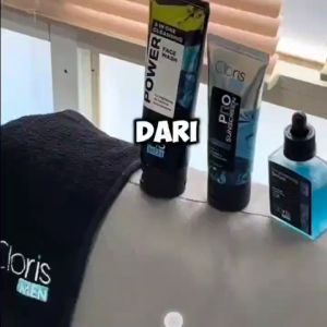 CLORISMEN GENTLEMANS SERIES - Paket Skincare Mencerahkan Wajah Pria Hitam Kusam dan Komedo