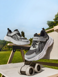 LI-NING KIDS | Childrens Breathable Mesh Sports Shoes