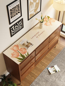 Modern Simple PVC Table Mat for Dining Room TV Cabinet Shoe Cabinet Dustproof Cover Cloth Entrance Desktop Dirt Resistant Pad