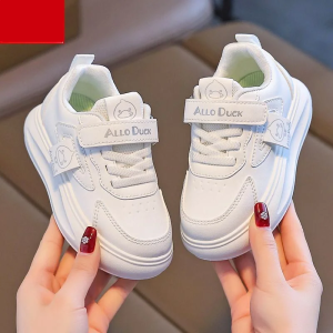 JIFANPAUL | Breathable Mesh Childrens Sneakers 1-3 Years Old White