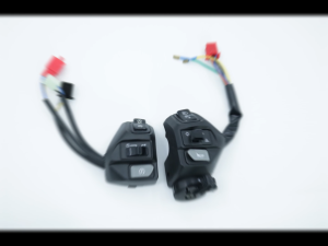 Motorcycle Handlebar Switch Suitable For LC-135 Black and Carbon Fiber Set