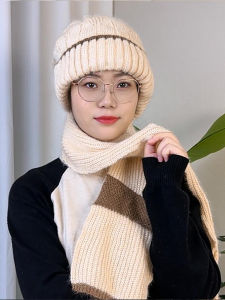 Mũ Trùm Đầu Lông Cừu Dày Dặn Mùa Đông 2024 Mới Cho Nữ Đi Xe Đạp Chống Lạnh Giữ Ấm Tai Thời Trang Khăn Quàng Cổ